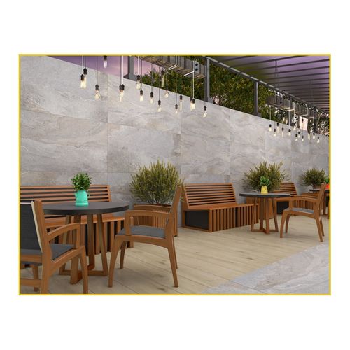 Piso Porcelanato Helena 20x121 Teca Canela Esmaltado Acetinado Retificado HAC 200.034