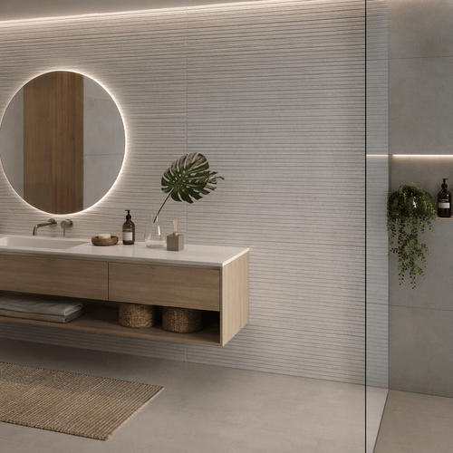 Azulejo Portobello 30x90 Decor Ris Ripado Mate 20172E