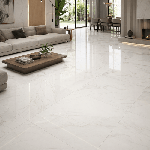 Piso Porcelanato Portobello 80x80 Marmore Bianco Natural 211624ET