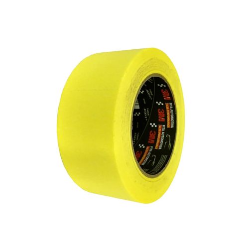 Fita Crepe 3M Automotiva 24mm x 40 Metros Mascaramento Alta Performance Amarela HC000660502