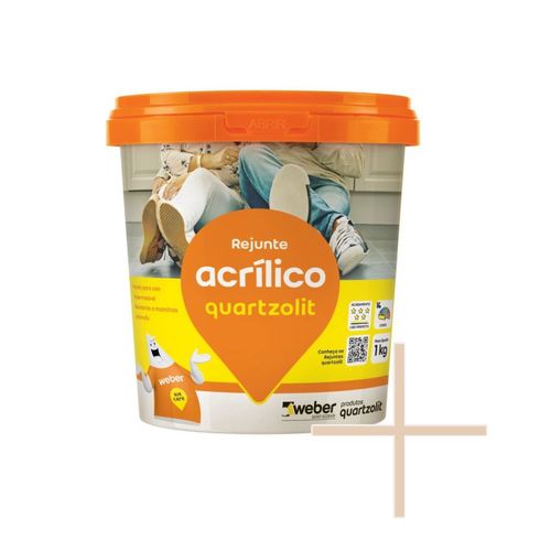 Rejunte Quartzolit 1kg Acrílico Bege