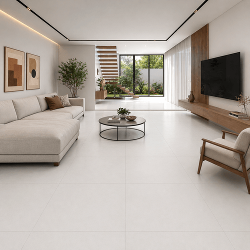 Piso Porcelanato Eliane 60x120 Munari Branco Acetinado Retificado 8045658