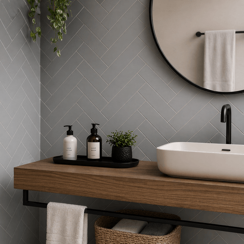 Azulejo Eliane 7x25 Prisma Gris Mate 8049292