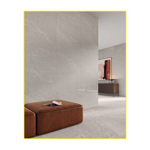 Piso Porcelanato Helena 82x82 Geoma Gray Esmaltado Polido Retificado HPO820190