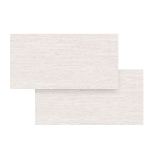 Piso Porcelanato Helena 62x121 Solano White Esmaltado Acetinado Retificado HAC120201