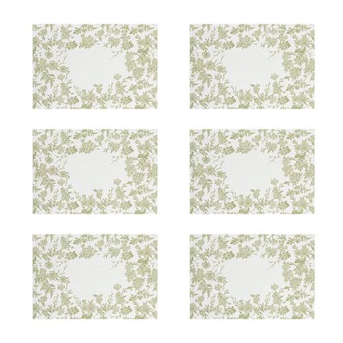 Lugar Americano Copa e Cia 33X48 Loom Floral 314044
