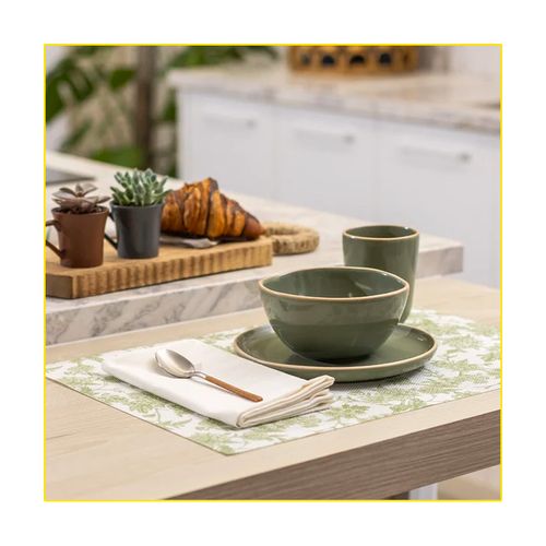 Lugar Americano Copa e Cia 33X48 Loom Floral 314044