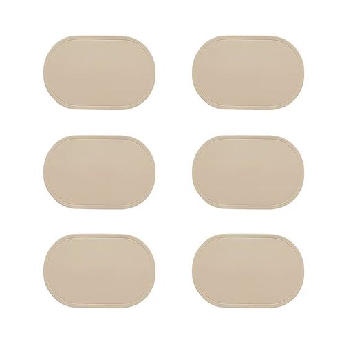 Lugar Americano Copa e Cia Oval 29X44 PVC Color Areia 314152