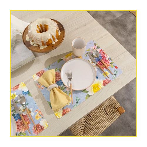 Lugar Americano Copa e Cia PVC Print Primavera 313559