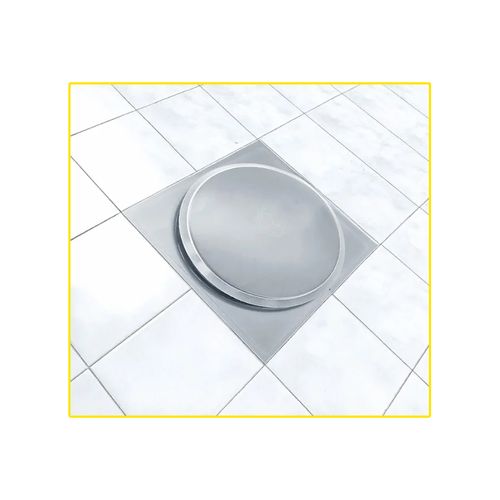 Ralo Qualiz Automatico com Grelha 10x10Cm Cromado Ql-Atri10