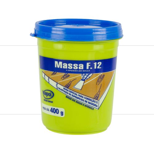 Massa para Madeira Viapol MF-12 Branca V0210681 400G