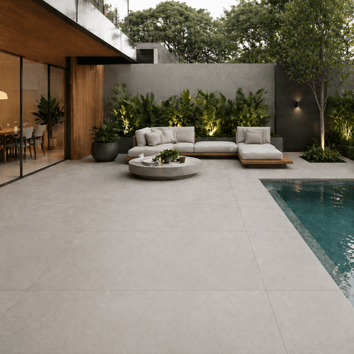 Piso Porcelanato Eliane 120x120 Munari Cimento Externo Retificado 8042749