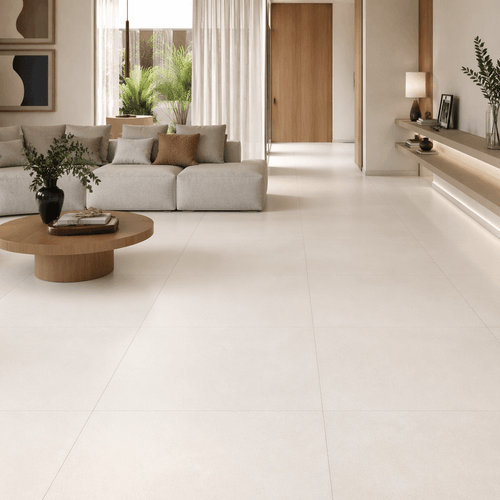 Piso Porcelanato Eliane 84x84 Poa Off White Acetinado 8056416
