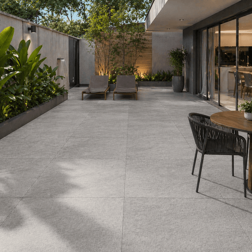 Piso Porcelanato Eliane 90x90 Cite Ita Thome Gris 3D Externo 8063574