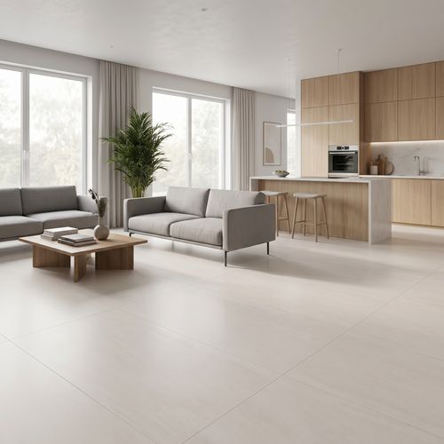 Piso Porcelanato Eliane 60x120 Khali Off White Acetinado 8056003