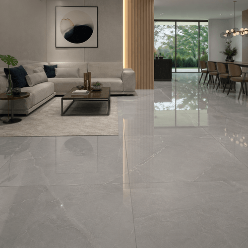 Piso Supreme 90,5x90,5 Unique Gris Polido 390006