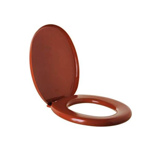 Assento Sanitário Almofadado Oval Standard Caramelo Astra TPK/AS CM1 — Ref. TPK/AS*CM1