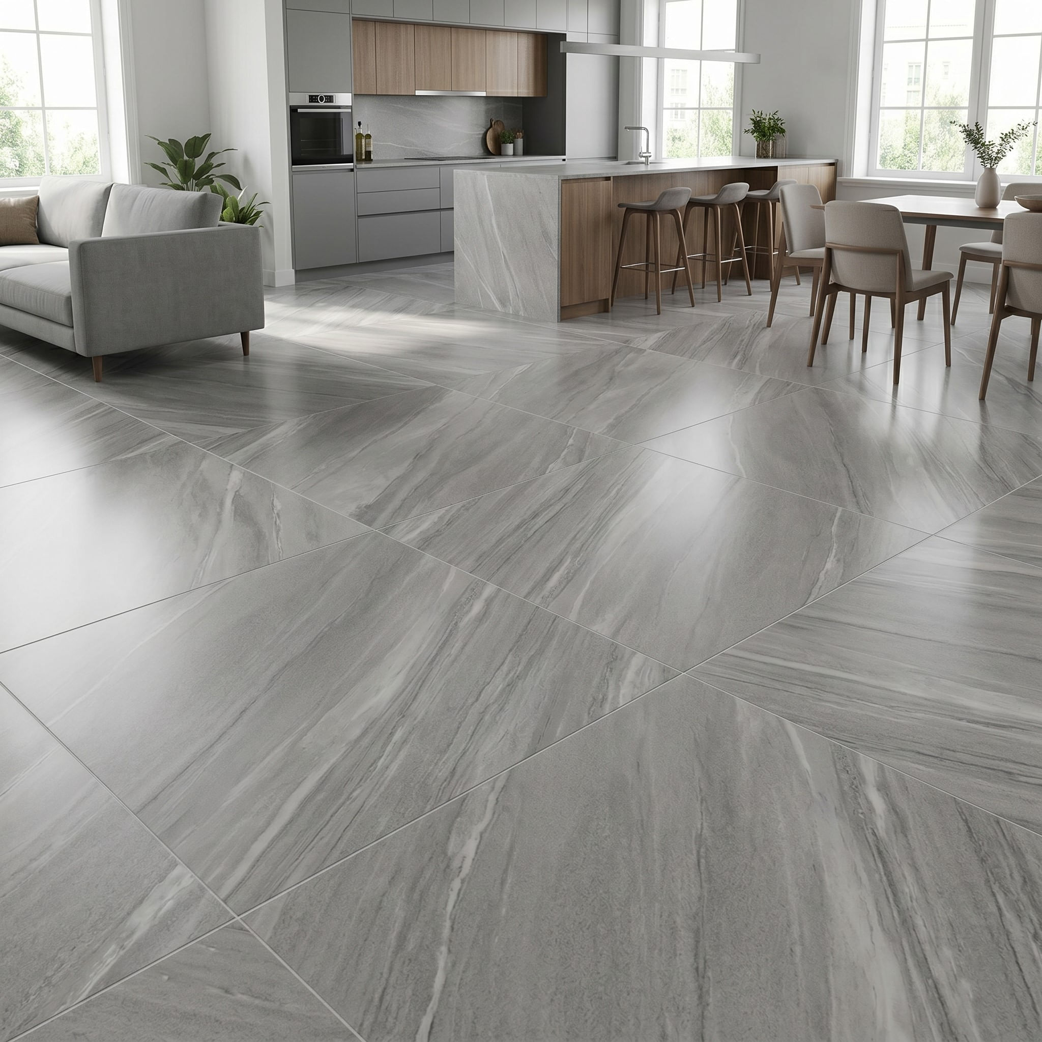 よ〜　STONE  Piso Supreme 75,5x75,5 Stone Gray Rústico 875025 - Todimo