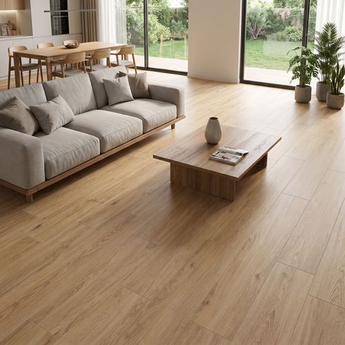 Piso Porcelanato Biancogres 26x106 Madeira Carvalho Natural C61342N1