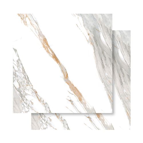 Piso Porcelanato Biancogres 90x90 Calacata Oro Lux Esmaltado Polido CD0261R1 - LC
