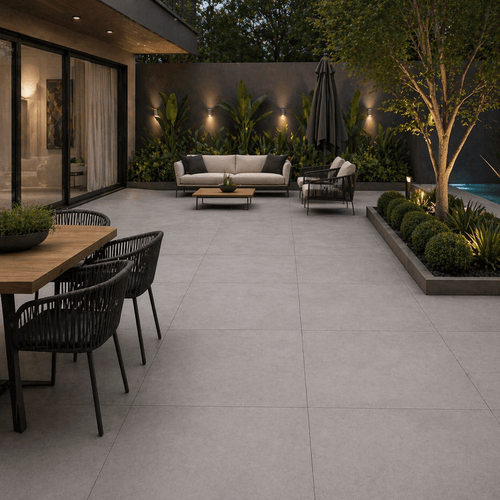 Piso Porcelanato Biancogres 90x90 Cemento Externo Retificado — Ref. CC0209X1