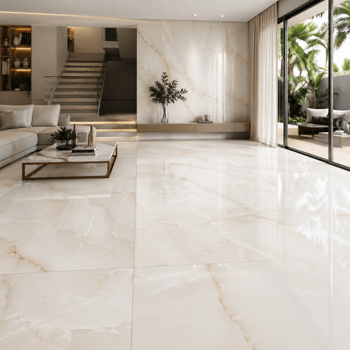 Piso Porcelanato Biancogres 60x120 Onix Bianco Polido Retificado — Ref. CI0599B1