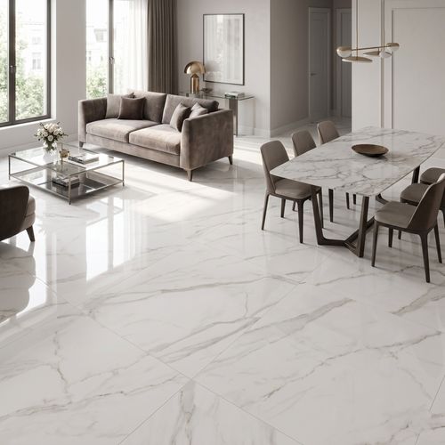Piso Porcelanato Biancogres 90x180 Calacata Altissimo Polido Retificado — Ref. CK0261U1