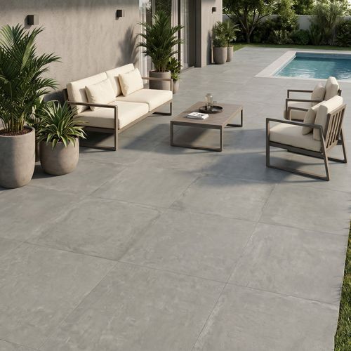 Piso Porcelanato Biancogres 100x100 Dorcia Grafite Externo CQ0875F1
