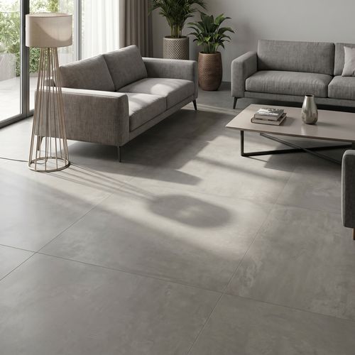 Piso Porcelanato Biancogres 100x100 Dorcia Grafite Satin CQ0875R1