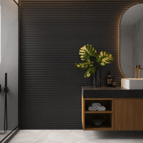 Azulejo Biancogres 45x90 Ripa Nero CE0833E1