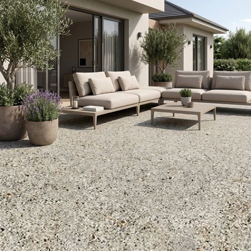 Piso Porcelanato Biancogres 90x90 Terrazzo Originale Externo Retificado — Ref. CC0776X1