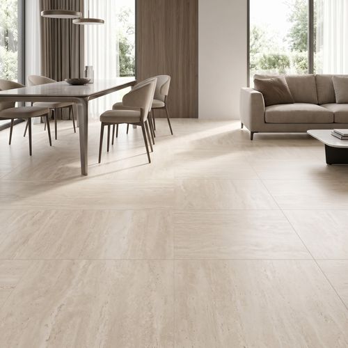 Piso Porcelanato Biancogres 80x80 Travertino Classico Acetinado CO0206C1