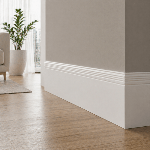 Rodapé Biancogres 10x240 Fit Branco Frisado TH0828B1