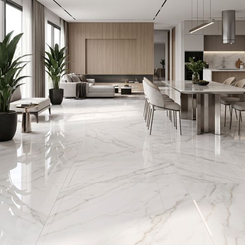 Piso Porcelanato Biancogres 80x80 Palestro Bianco Lux Polido CO0914B1
