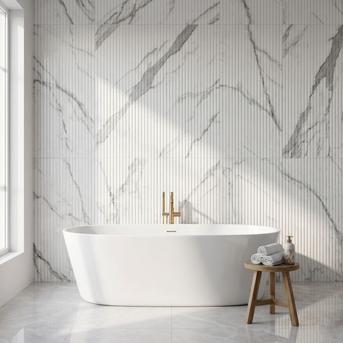 Revestimento Biancogres 45x90 Aris CalAcetinadoa Altissimo CE0906C1