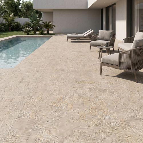 Piso Porcelanato Biancogres 80x80 Pietra Beige Externo CO0082E1
