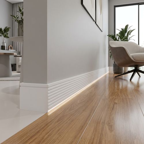 Rodapé Biancogres 15x240 Fit Branco Frisado TL0828B1