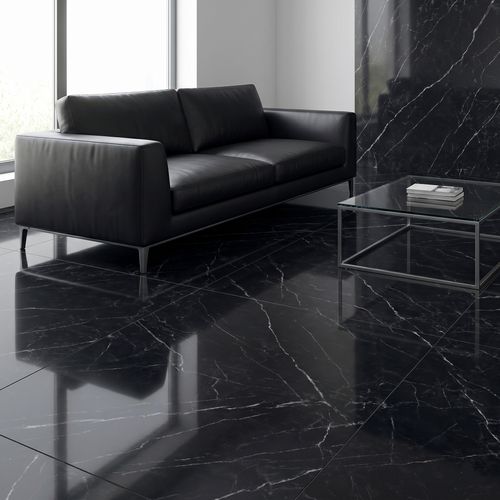 Piso Porcelanato Biancogres 90x90 Montella Nero Lux CD0932N1