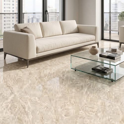 Piso Porcelanato Biancogres 90x90 Taj Mahal Lux CD0881L1