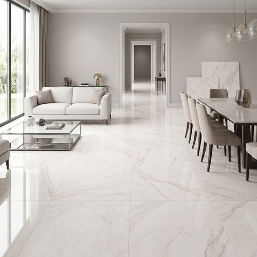 Piso Porcelanato Biancogres 100x100 Pulpis Bianco Lux CRO339L1