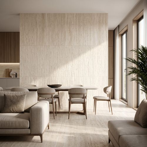 Revestimento Biancogres 45x90 Spacco Travertino Classico CE0