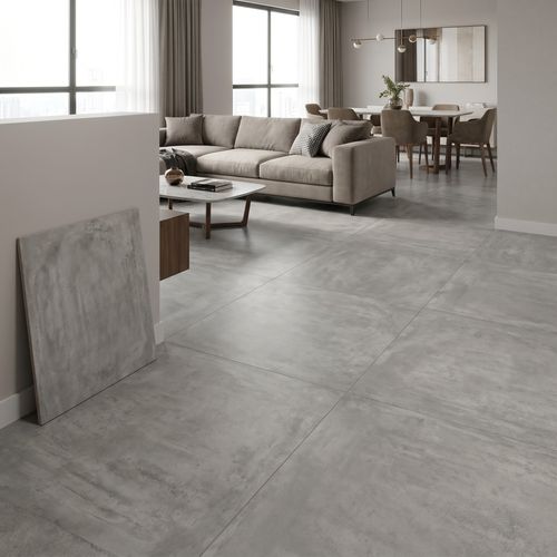Piso Porcelanato Elizabeth 84x84 Cemento Concreto Esmaltado Retificado PEI4