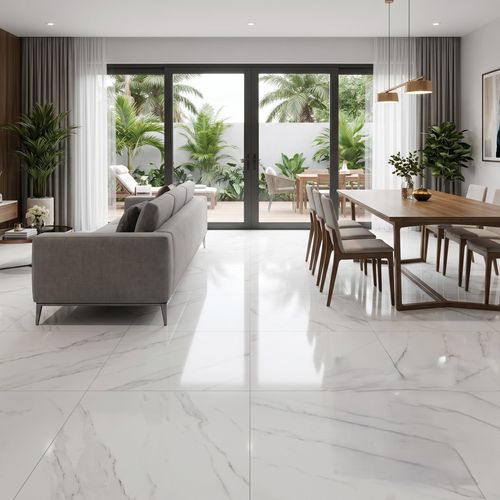 Piso Porcelanato Elizabeth 84x84 HD Le Blanc Esmaltado Retificado — Ref. 21652
