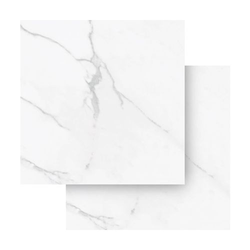 Piso Porcelanato Elizabeth 100x100 Calacata  Niquel Esmaltado Acetinado