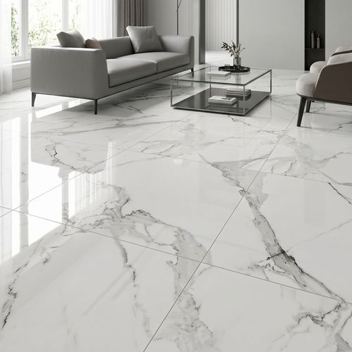 Piso Porcelanato Elizabeth 60x120 Statuario Classico Polido