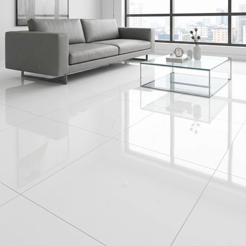 Piso Porcelanato Elizabeth 60x60 Bianco Master Tecn Polido