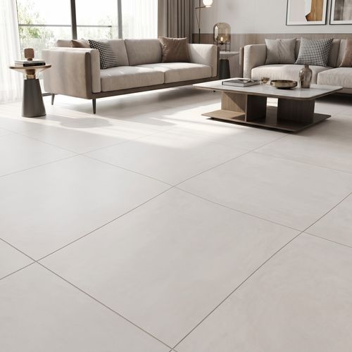 Piso Porcelanato Elizabeth 100x100 Alvorada Off White Esmaltado Acetinado