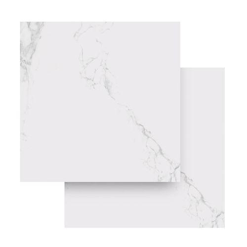 Piso Porcelanato Elizabeth 84x84 Le Blanc Polido