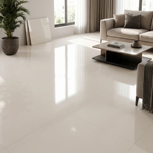 Piso Porcelanato Elizabeth 84x84 Urban Off White Esmaltado Polido