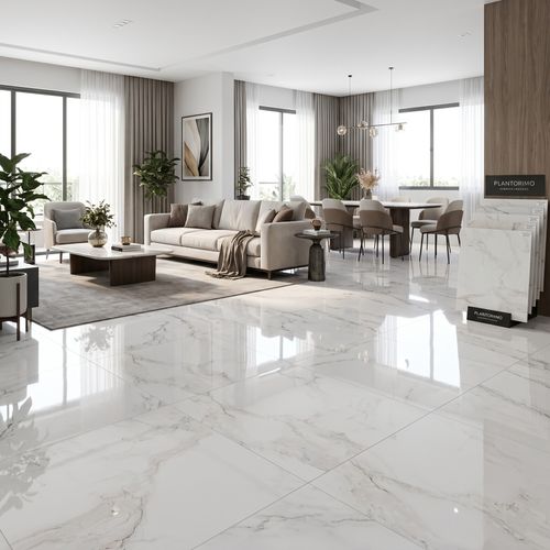 Piso Porcelanato Elizabeth 84x84 Cristal Polido